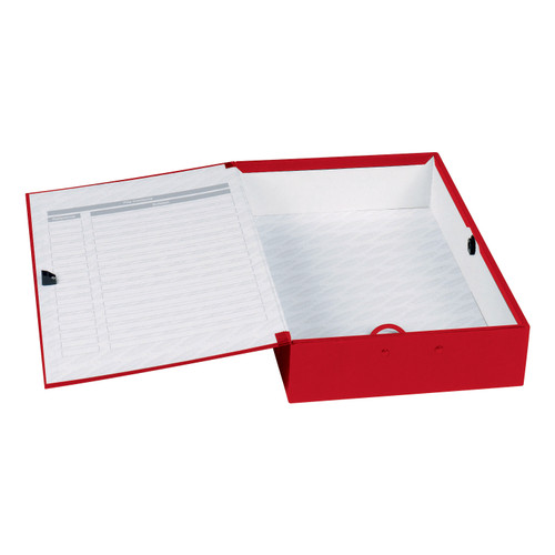 Concord Classic Box File 75mm Spine Foolscap Red Ref C1279 [Pack 5]