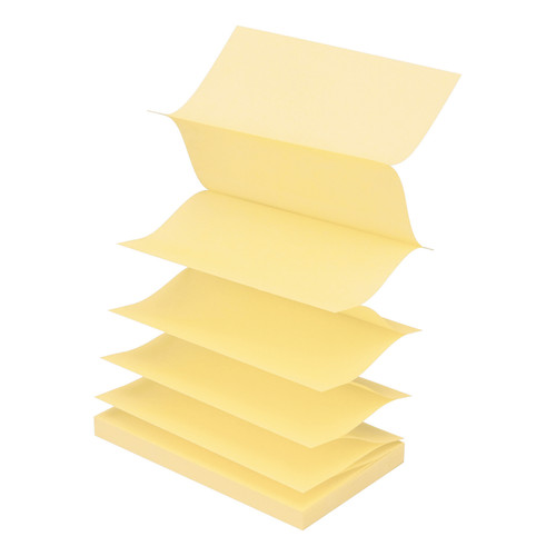 Post-it Z Notes 76x127mm Canary Yellow Ref R350Y [Pack 12]