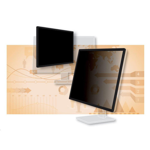 3M Privacy Screen Protection Filter Anti-glare Framed Desktop Widescreen LCD 24in Ref PF324W