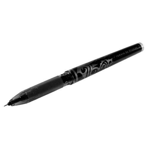 Pilot FriXion Point Hi-Tecpoint R/ball Pen Erasable 0.5mm Tip 0.25mm Line Black Ref 227101201 [Pack 12]