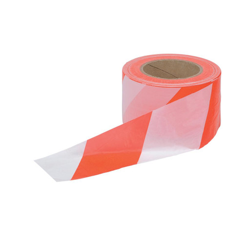 5 Star Office Barrier Tape in Dispenser Box 70mmx500m Red and White