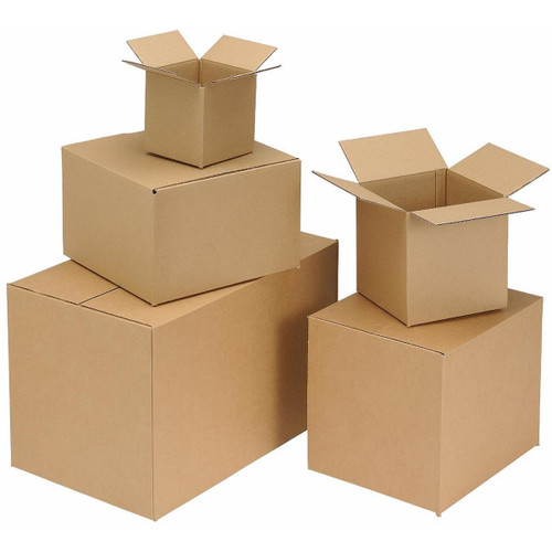 Packing Carton Double Wall Strong Flat Packed 305x229x229mm Brown [Pack 15]