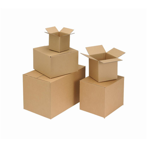 Packing Carton Double Wall Strong Flat Packed 510x510x430mm Brown [Pack 15]