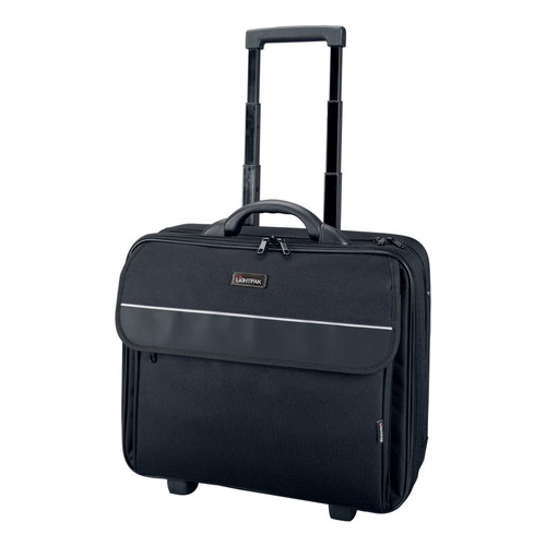 Lightpak Treviso Laptop Trolley Overnight Nylon Capacity 17in Black Ref 92702