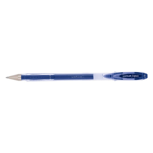 Uni-ball SigNo UM120 Gel Rollerball Pen 0.7mm Tip 0.5mm Line Blue Ref 781260000 [Pack 12]