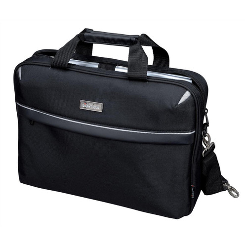 Lightpak Laptop Bag Top Load with 15in Laptop Compartment Nylon Black Ref 46112