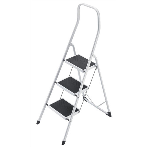 5 Star Facilities Safety Steps Folding Safety Rail H0.5m 3 Treads Capacity 150kg H2.49m 6.6kg