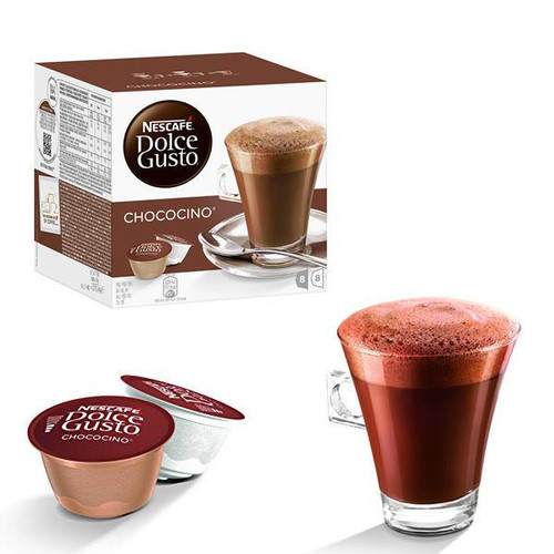 Nescafe Chococino Capsules for Dolce Gusto Machine Ref 12352725 Packed 48 (3x16 Capsules=24 Drinks)