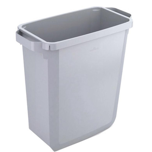 Durable Durabin Slim Bin 60 Litres Grey Ref S10496050