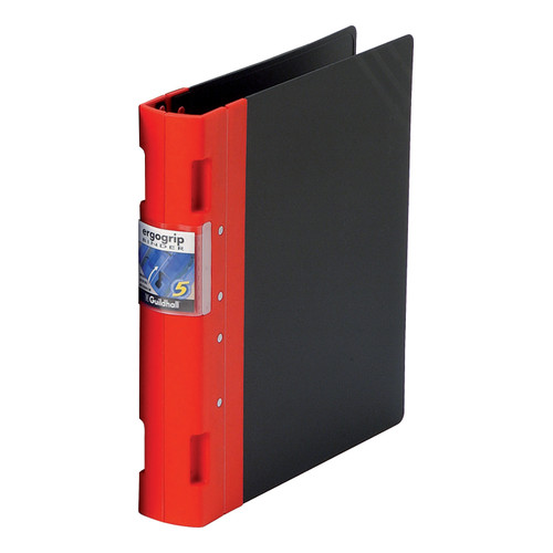 Guildhall GLX Ergogrip Binder Capacity 400 Sheets 4x 2 Prong 55mm A4 Red Ref 4533Z [Pack 2]