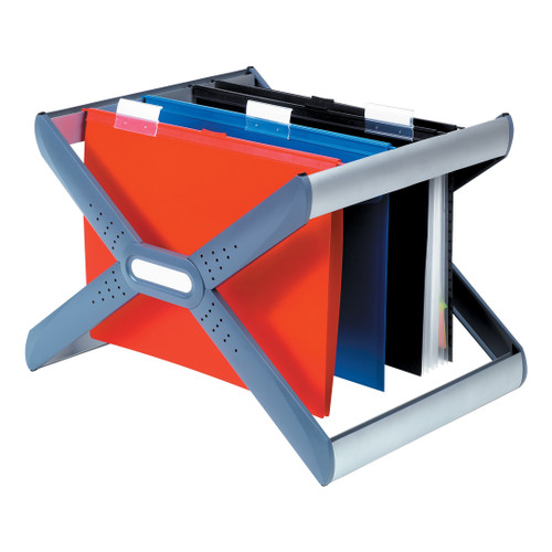 Rexel Crystalfile Extra Desk Organiser Frame for 30 Suspension Files A4 or Foolscap Ref 3000103