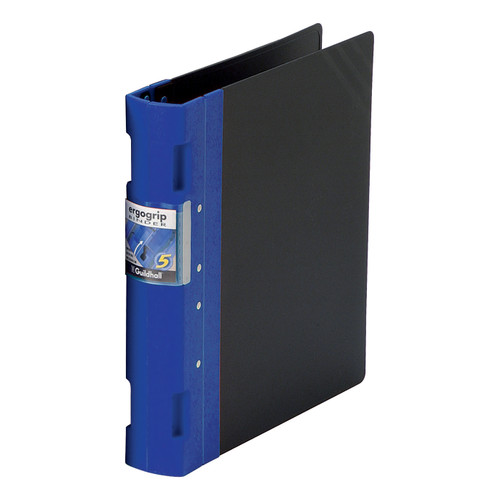 Guildhall GLX Ergogrip Binder Capacity 400 Sheets 4x 2 Prong 55mm A4 Blue Ref 4532Z [Pack 2]