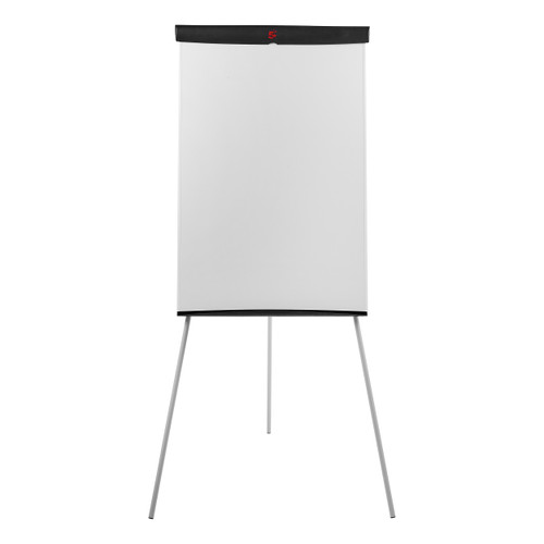 5 Star Office Flipchart Easel with W670xH990mm Board W700xD82xH1900mm Black Trim