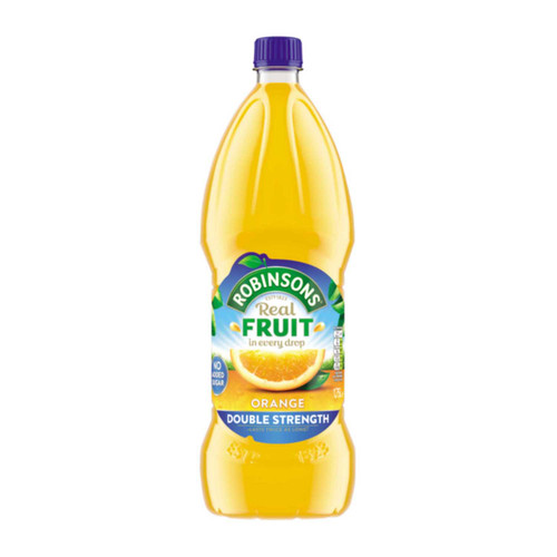 Robinsons Squash Double Concentrate No Added Sugar 1.75 Litres Orange Ref 200659 [Pack 2]