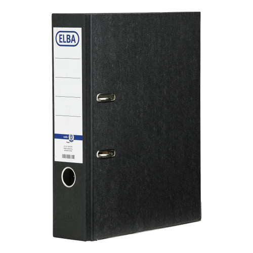 Elba Rado Lever Arch File A4 Cloud Paper Slotted Cover 80mm Spine Ref B1042809 [Pack 10]