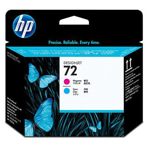 Hewlett Packard [HP] No.72 Inkjet Printhead Cyan & Magenta Ref C9383A