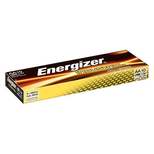 Energizer Industrial Battery Long Life LR6 1.5V AA Ref 636105 [Pack 10]