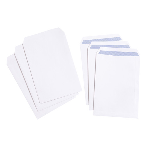 5 Star Value Envelope C4 Pocket Self Seal 100gsm White [Pack 250]