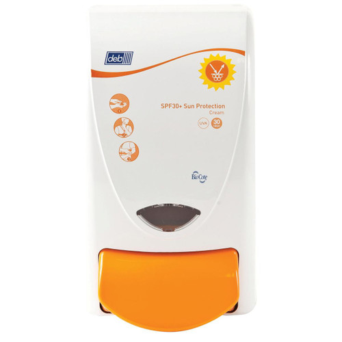 Deb Stokoderm Sun Protect Cream Dispenser for 1 Litre Cartridges White Ref C00356