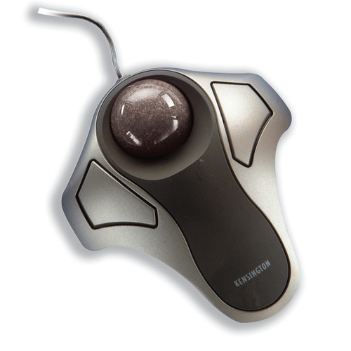 Kensington Orbit Elite Mouse Trackball Corded USB Both Handed Black/Silver Ref 64327EU