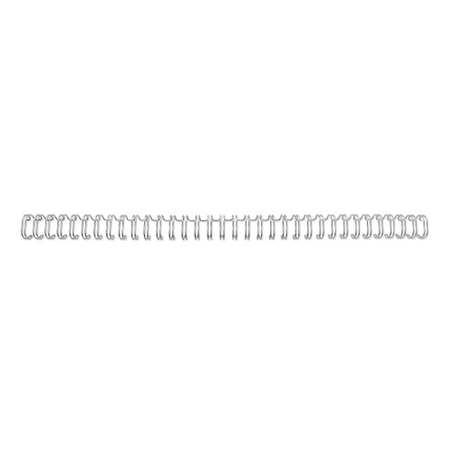 GBC Binding Wire Elements 34 Loop for 70 Sheets 8mm A4 Silver Ref RG810597 [Pack 100]