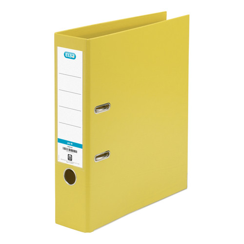 Elba Lever Arch File PP 70mm Spine A4 Yellow Ref 100202166 [Pack 10]