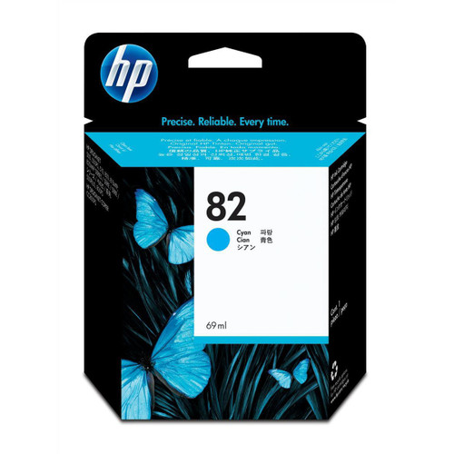 Hewlett Packard [HP] No.82 Inkjet Cartridge High Yield 1430pp 69ml Cyan Ref C4911A