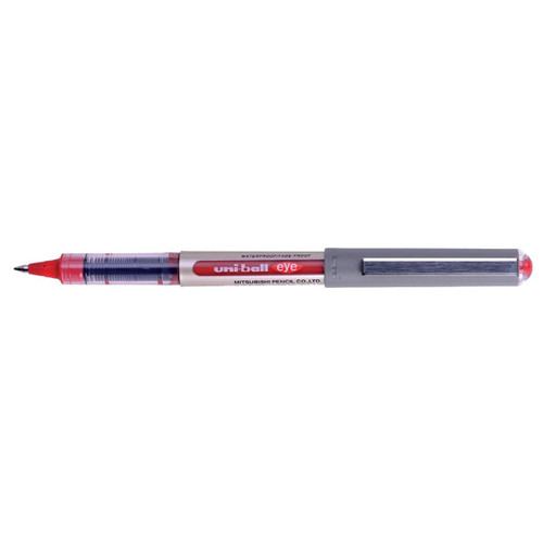 Uni-ball Eye UB157 Rollerball Pen Medium 0.7mm Tip 0.5mm Line Red Ref 162461000 [Pack 12]
