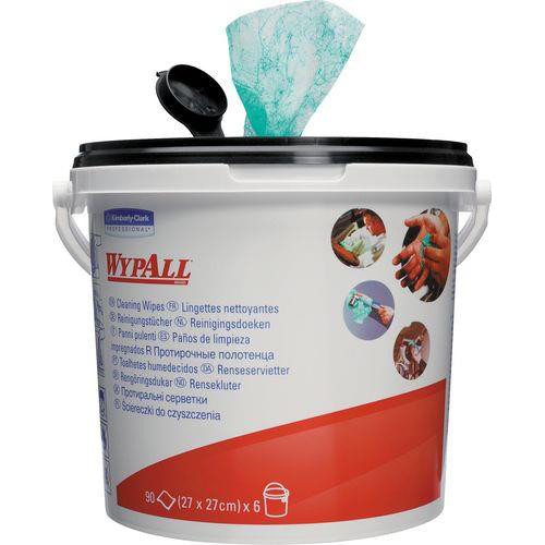 Wypall Kimtuf Hand Cleaning Wipes Bucket Ref 7775 [90 Wipes]