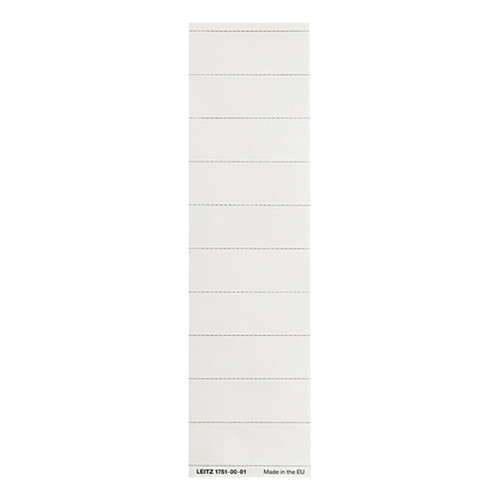 Leitz Ultimate Card Inserts for Suspension File Tabs White Ref 17510001 [Labels 100]