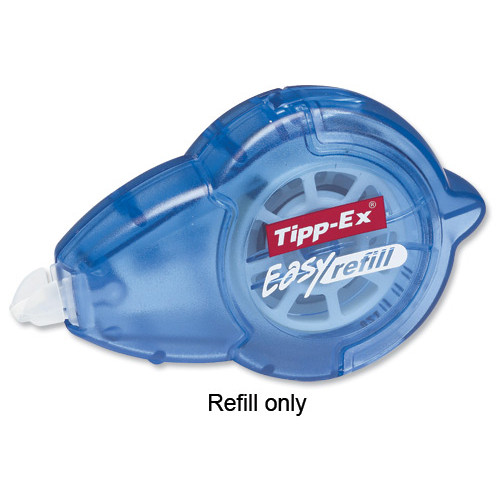 Tipp-Ex Refill for Easy-refill Correction Tape Roller 5mmx14m Ref 879435 [Pack 10]