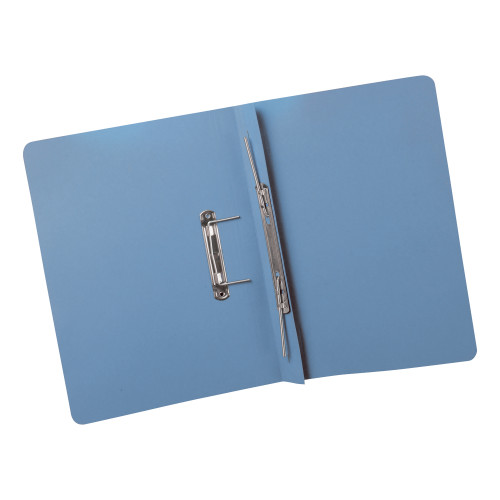 5 Star Elite Transfer Spring File Super Heavyweight 420gsm Capacity 38mm Foolscap Blue [Pack 25]