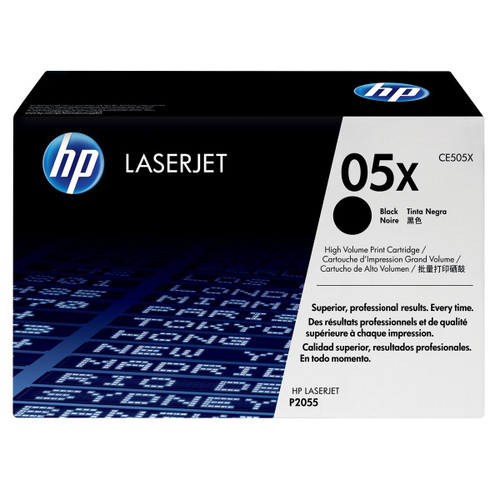 HP 05X Laser Toner Cartridge High Yield Page Life 6500pp Black Ref CE505X