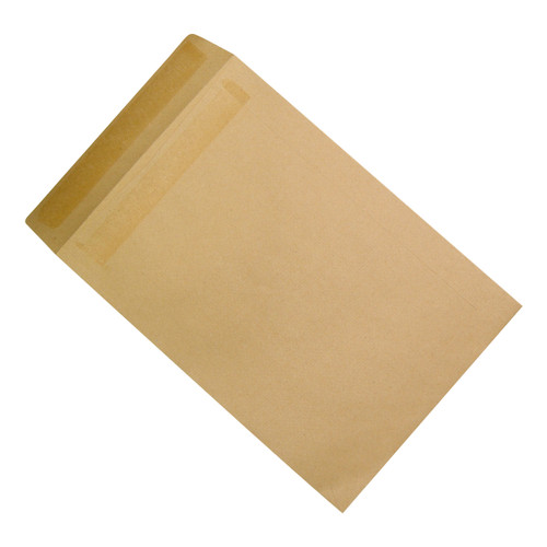 5 Star Office Envelopes FSC Recycled Pocket Self Seal 90gsm 254x178mm Manilla [Pack 500]
