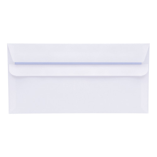 5 Star Office Envelopes PEFC Wallet Self Seal 90gsm DL 220x110mm White [Pack 500]