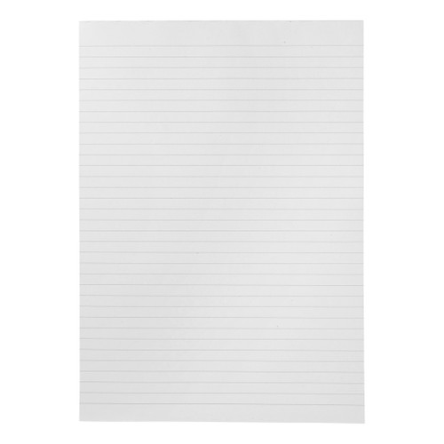 5 Star Eco Recycled Memo Pad Headbound 70gsm Ruled 160pp A4 White Paper [Pack 10]