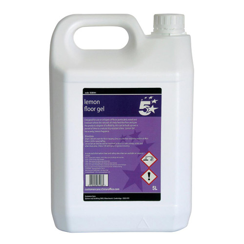 5 Star Facilities Lemon Floor Gel 5 Litres