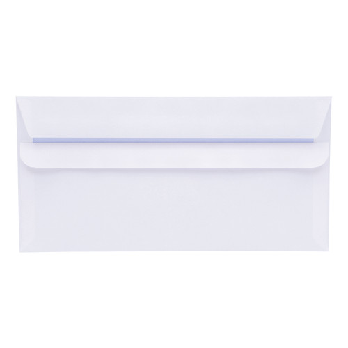 5 Star Office Envelopes PEFC Wallet Self Seal 80gsm DL 220x110mm White [Pack 1000]