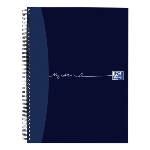 Oxford MyNotes Notebook Wirebnd 90gsm Ruled Margin Perf Punched 4 Holes 320pp A4+ Ref 100080518 [Pack 3]
