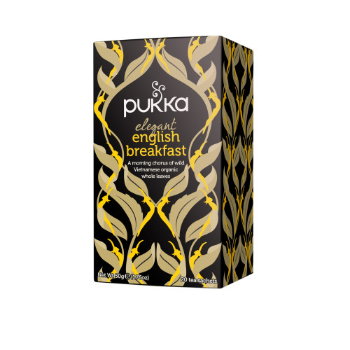 Pukka Individually Enveloped Tea Bags Elegant English Breakfast Ref 5060229011596 [Pack 20]