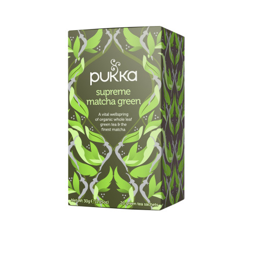 Pukka Individually Enveloped Tea Bags Supreme Matcha Green Ref 5060229012012 [Pack 20]