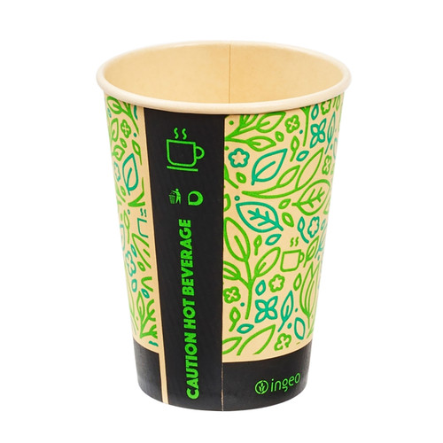 Ingeo Ultimate Eco Bamboo 8oz Biodegradable Disposable Cups Ref 0511223 [Pack 25]