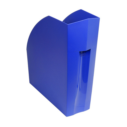 Exacompta Forever Magazine File Recycled Plastic W110xD292xH320mm Blue Ref 180101D