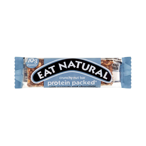 Eat Natural Crunchy Nut Bar Peanuts & Chocolate 45g Ref PRO [Pack 12]