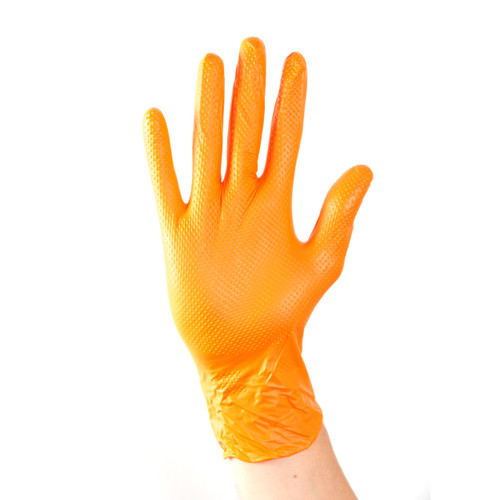 Aurelia Ignite Heavy Duty Nitrile Gloves XL Orange [Pack 100] Ref 97889