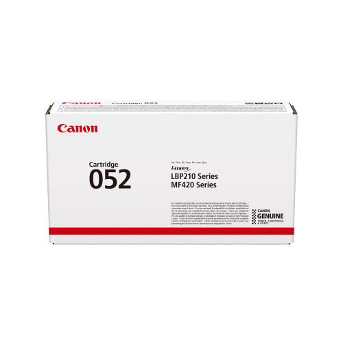 Canon 052 Laser Toner Cartridge Page Life 3100pp Black Ref 2199C002