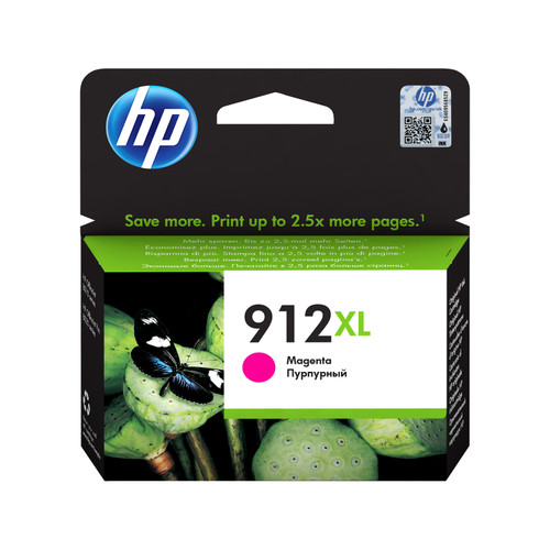 Hewlett Packard 912XL Inkjet Cartridge High Yield Page Life 825pp 10.4ml Magenta Ref 3YL82AE