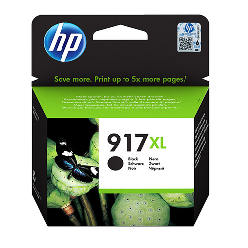 Hewlett Packard 917XL Inkjet Cartridge High Yield Page Life 1500pp 39.2ml Black Ref 3YL85AE