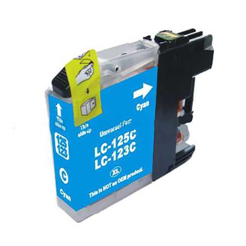 5 Star Value  Remanufactured Inkjet Cartridge Page Life 600pp Cyan [Brother LC123C Alternative]