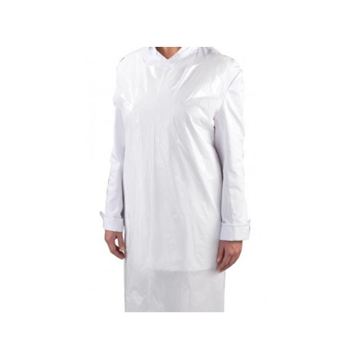 Disposable Polythene Aprons Flat (PK 1000) - White